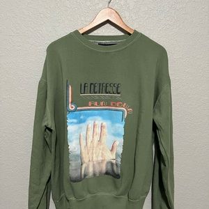 La Detresse Run Down Amnesia Pullover Green